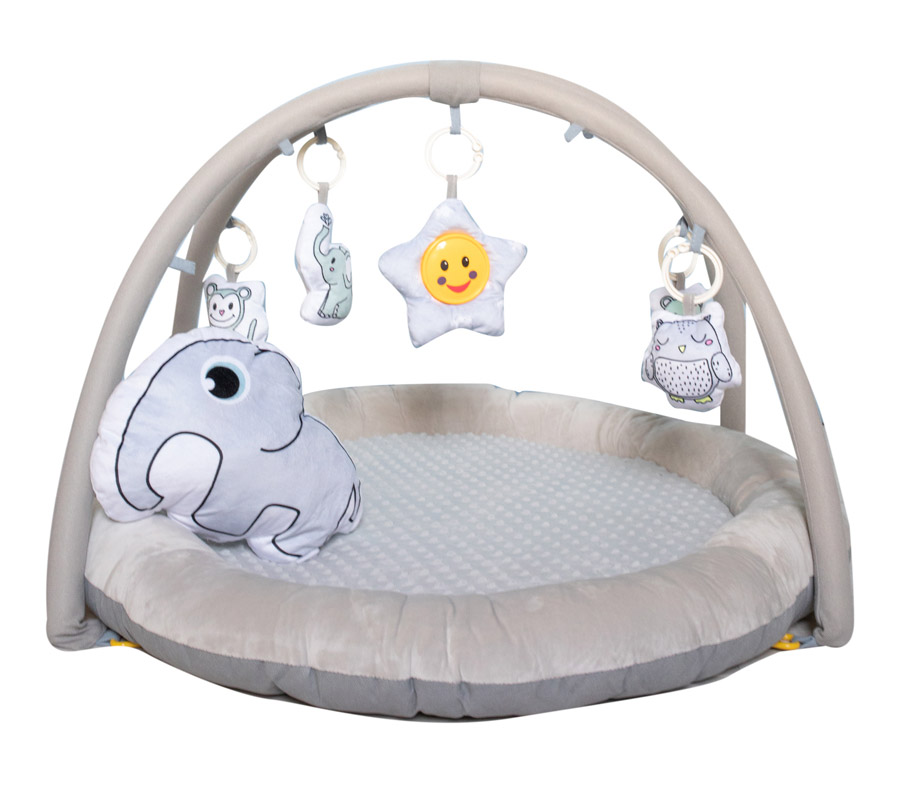 Развивающий коврик Everflo Animals World grey HS0431264