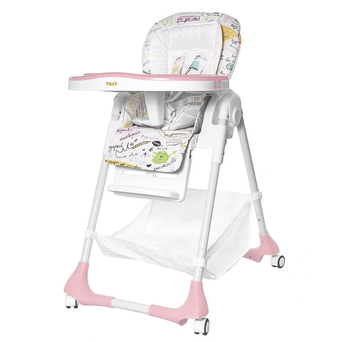 Стульчик для кормления BABY TILLY T-641/2 Bistro Rose