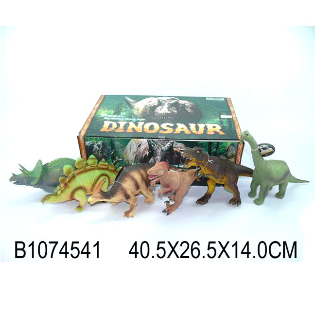 Фигурка животного "Эра динозавров-1"(микс, резина,в шоубоксе) (Арт. 1074541)