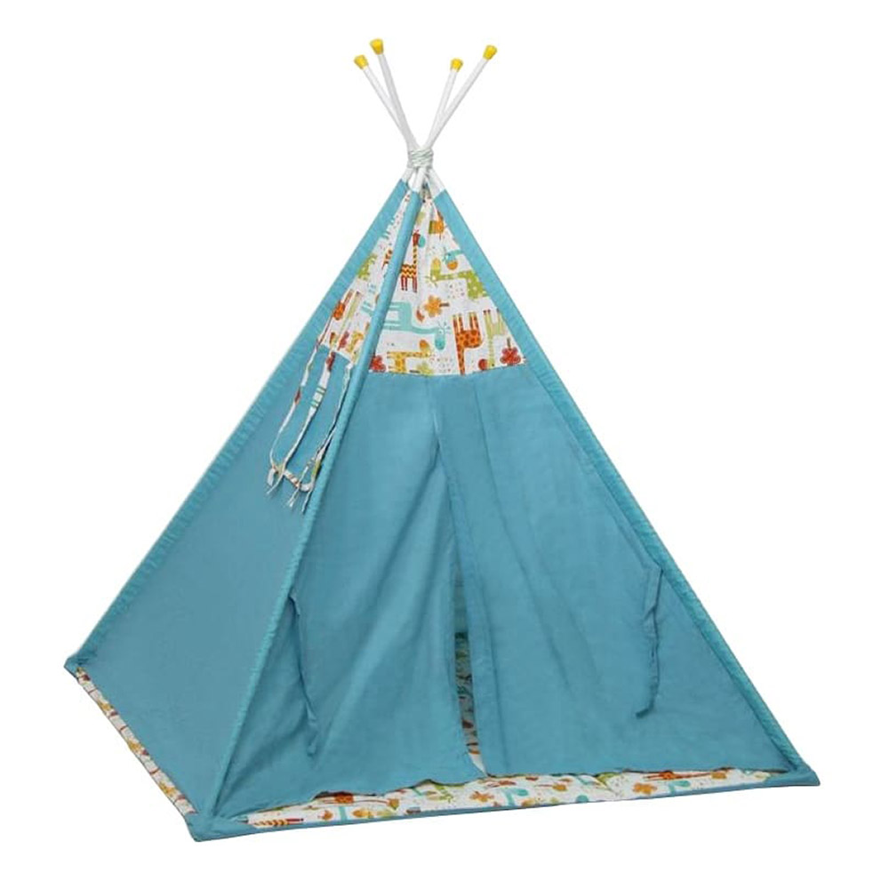 Палатка-вигвам детская Polini kids Жираф, голубой 1432-1