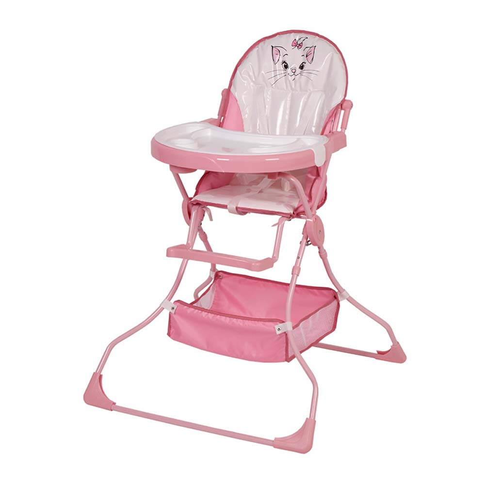 Стульчик для кормления Polini kids Disney baby 252 Кошка Мари, розовый 2267-2