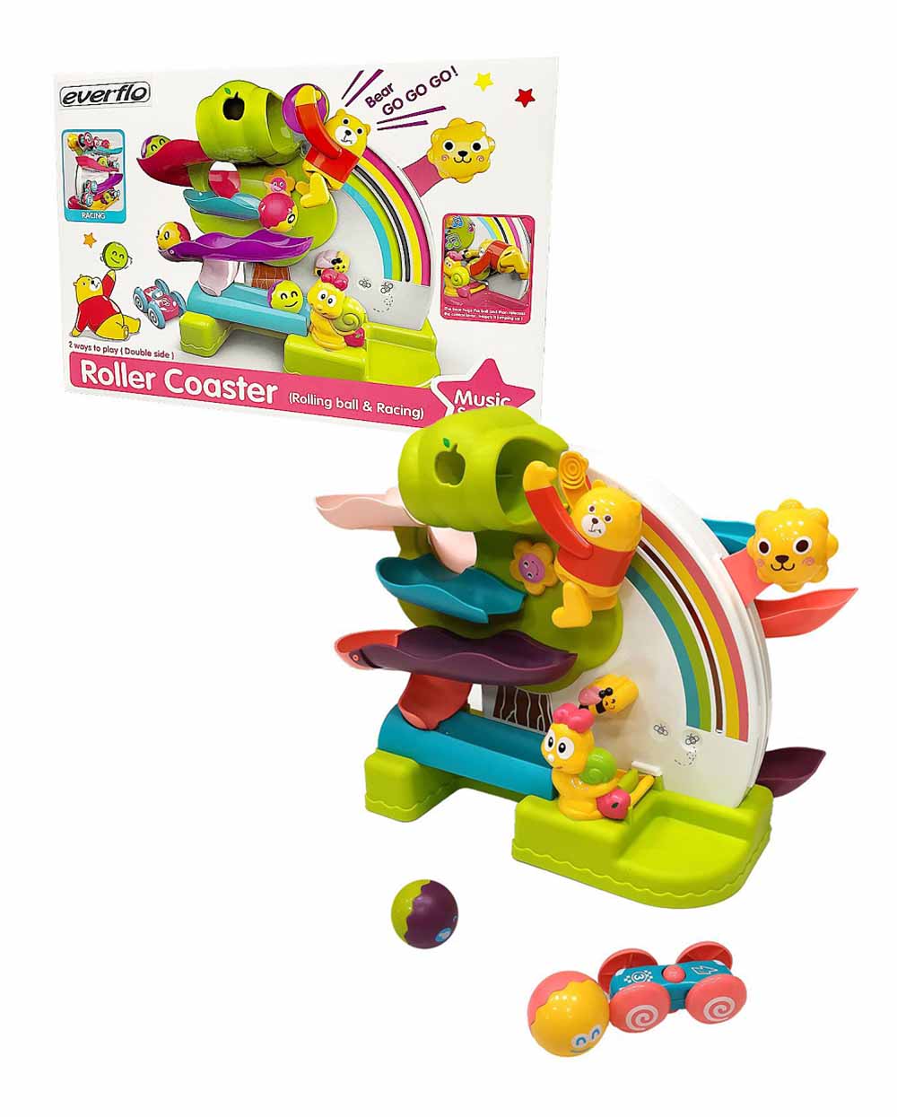 Развивающий игровой центр Everflo Rainbow HS0438184 Green