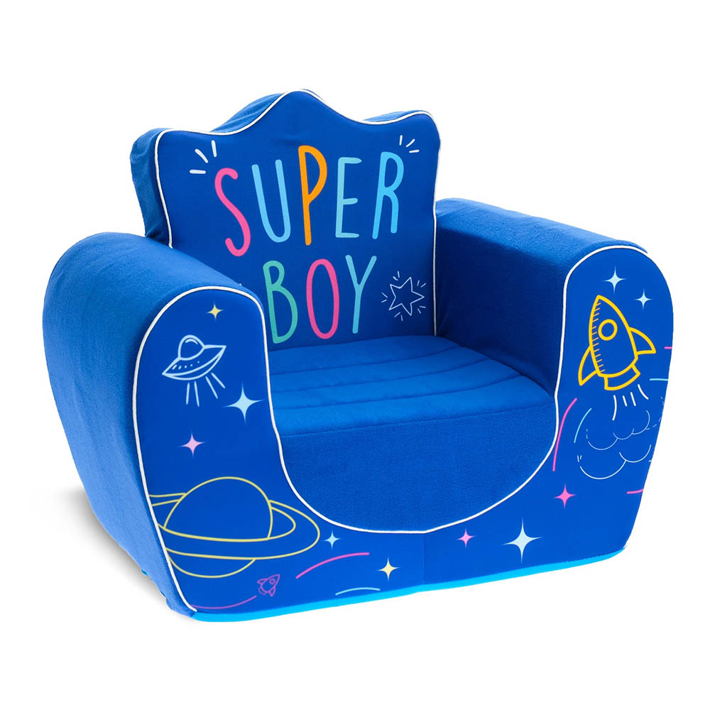 Мягкая игрушка-кресло Super Boy, цвет синий 4012410