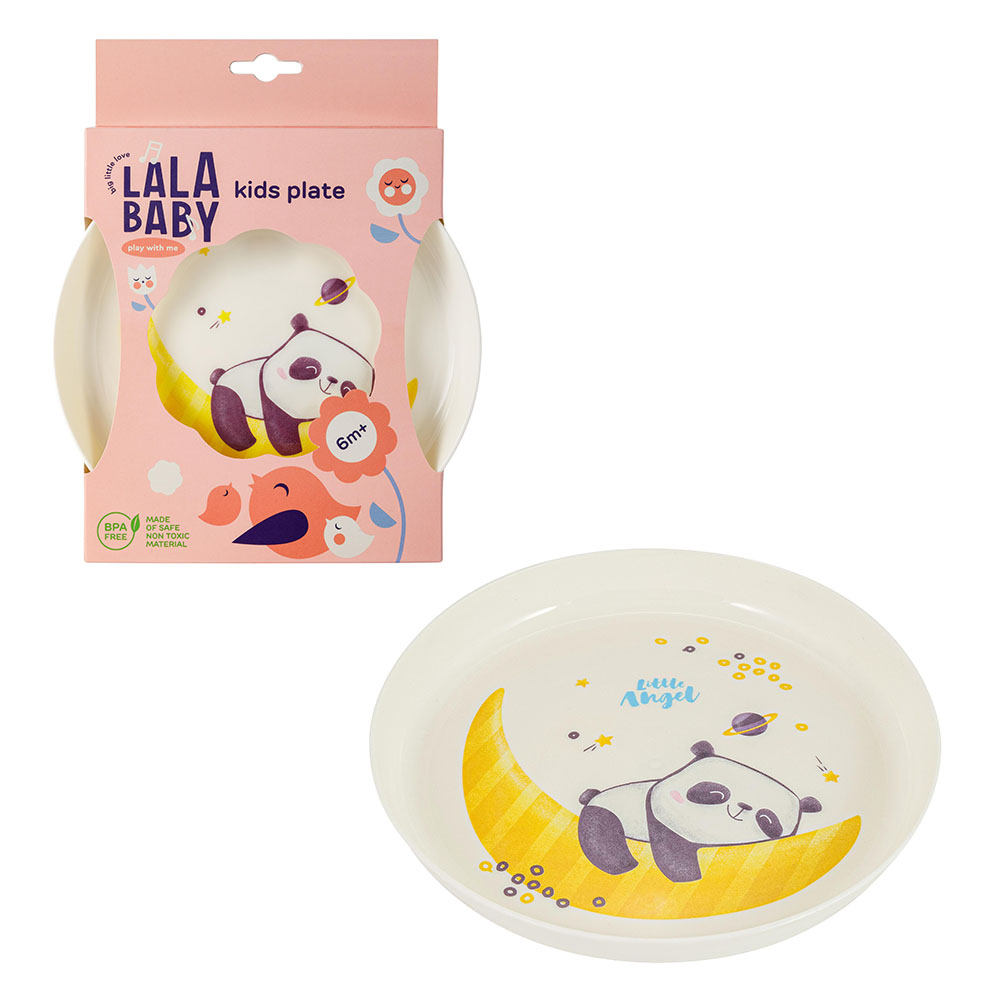 Детская тарелка Lalababy Play with Me Panda 450 мл LA1103