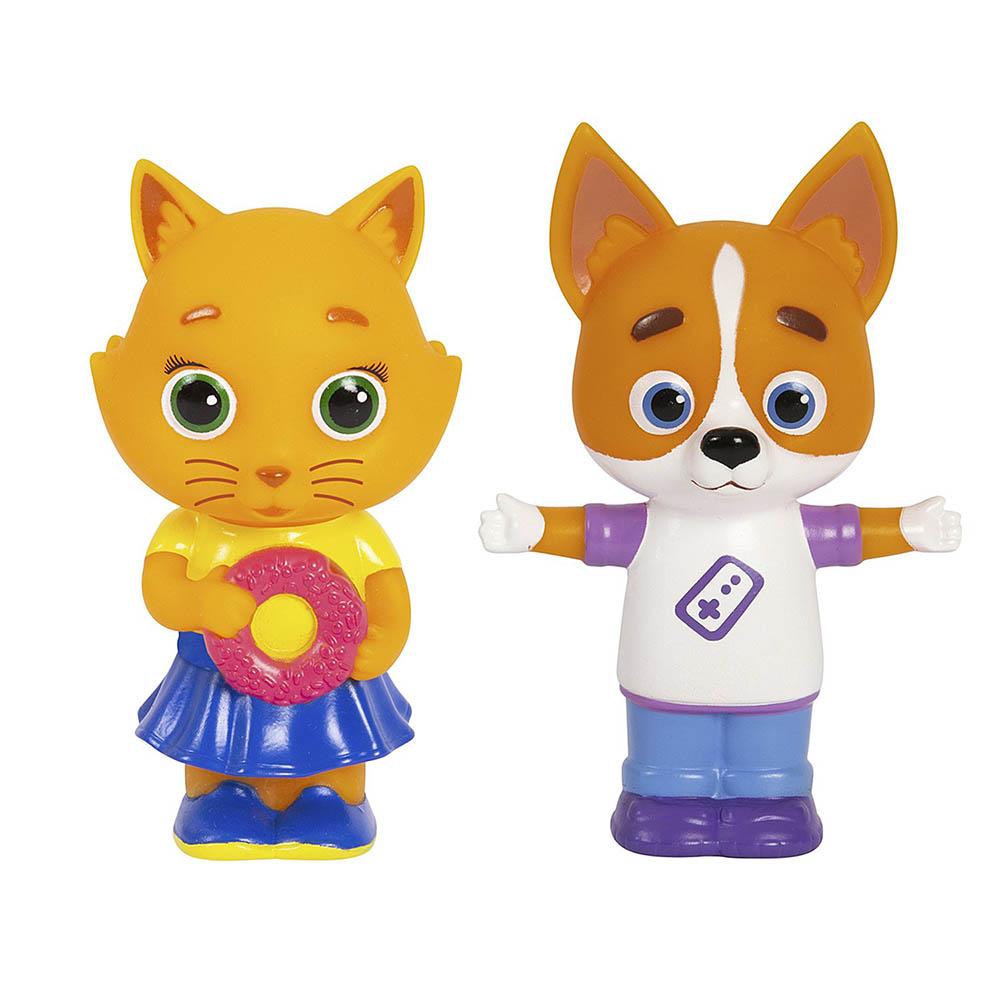 Кошечки-Собачки. Игровой набор "Буся и Дэн", пластизоль 38459