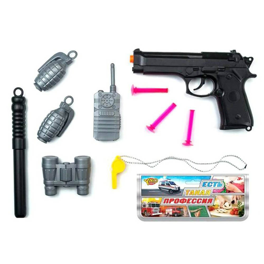 Игр.набор Полиция, в комплекте: предметов 10шт M0778