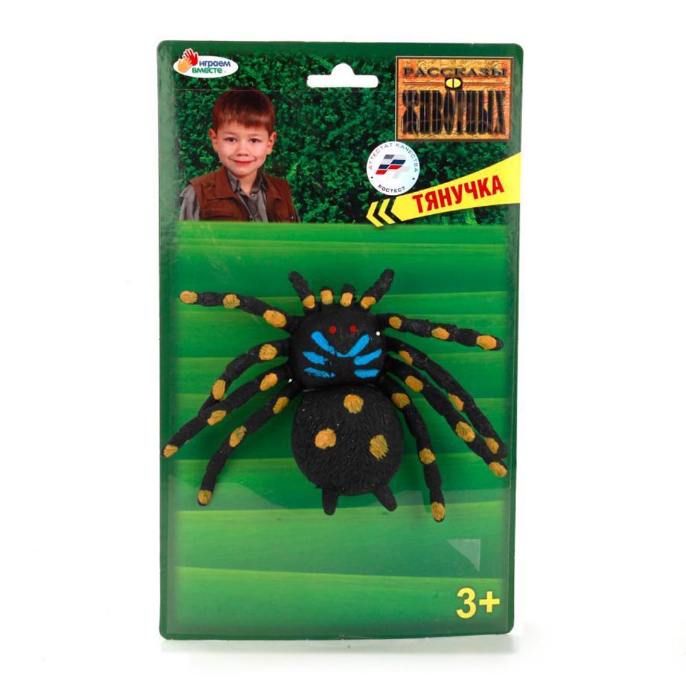 Игрушка пластизоль тянучка паук ИГРАЕМ ВМЕСТЕ T51842