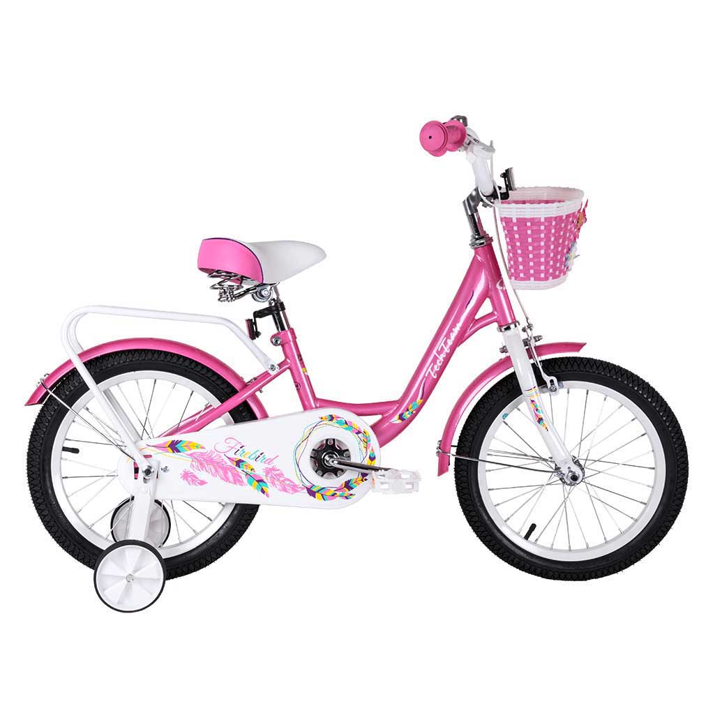 Велосипед TechTeam Firebird 18" розовый (сталь)