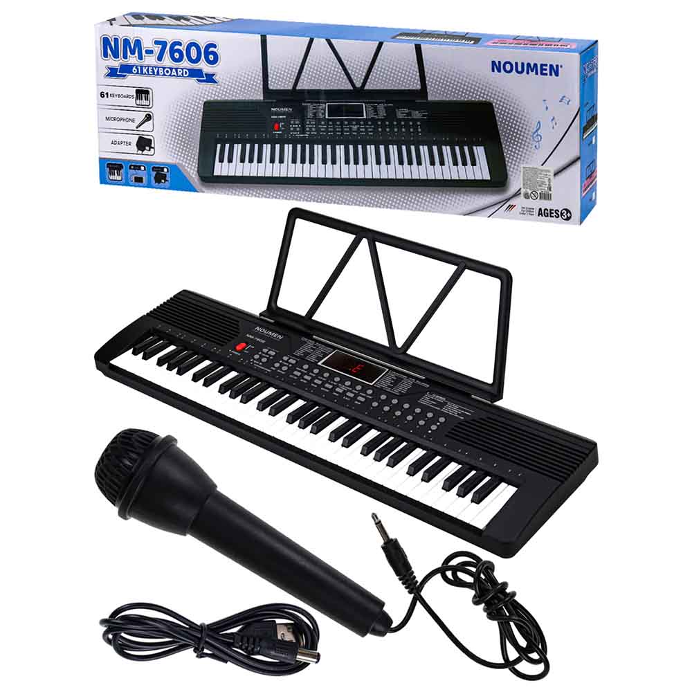 Музыкальная игрушка"Синтезатор"(микрофон,USB в к-те,4*АА не в к-те,в кор.)(70x20x6cм) (Арт. 2296845)