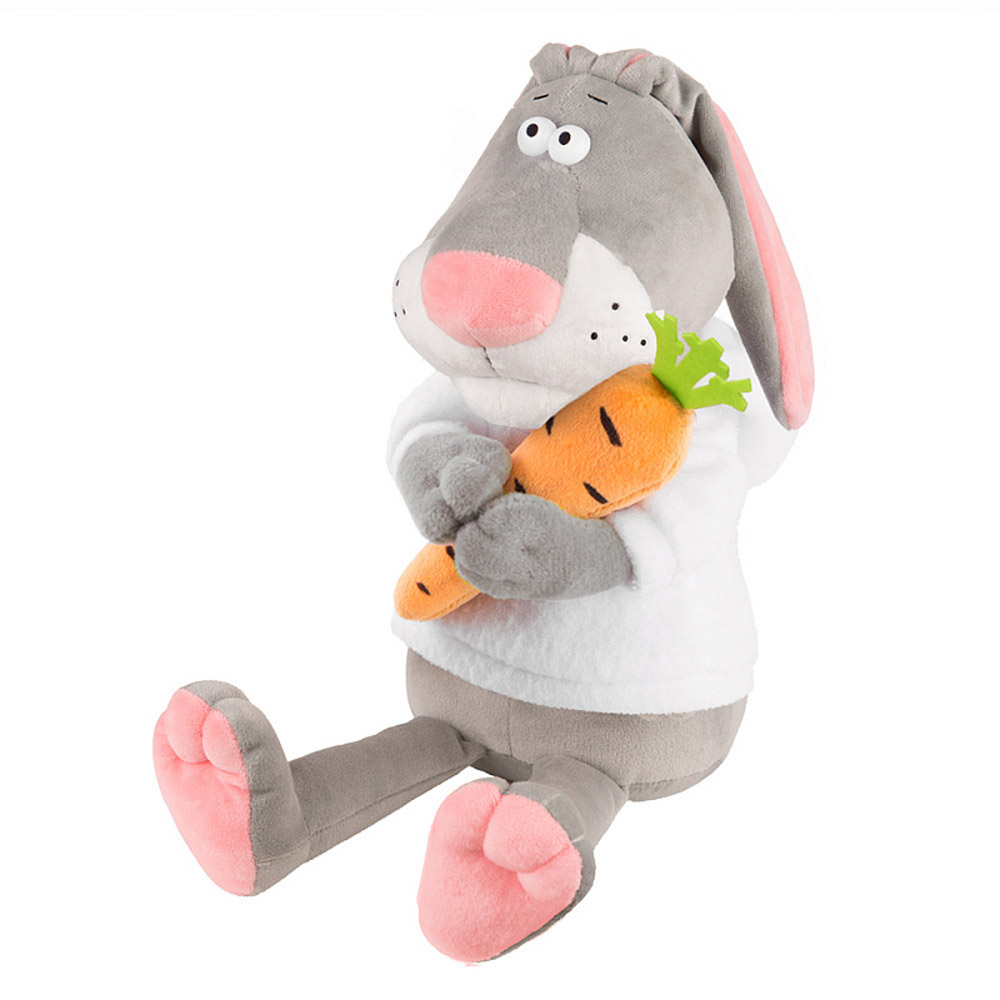 Кролик Семёныч в Худи с Морковкой, 25 см MT-MRT02228-4-25