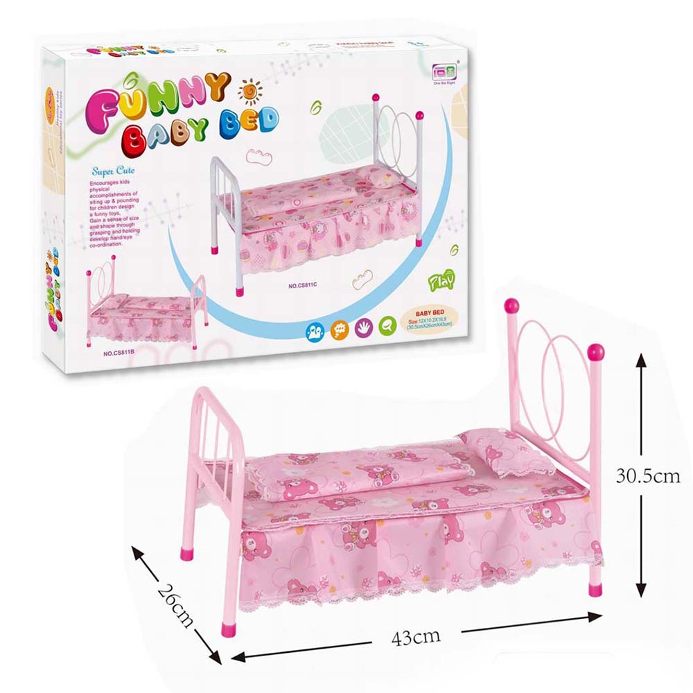 Кроватка для кукол №CS811B коробка/41,5*4,5*29