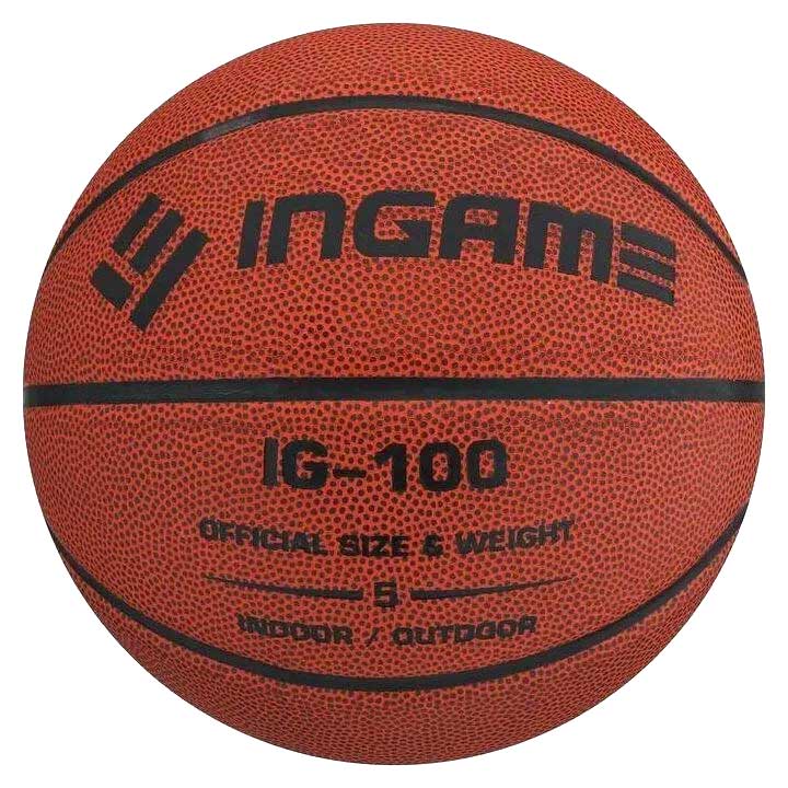 Мяч баскетбольный INGAME IG-100 №5 УТ-00000739